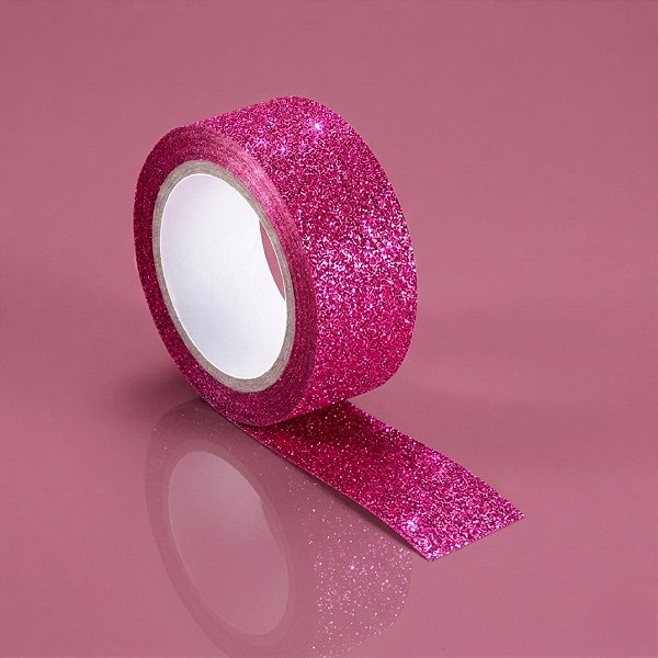 Fita Adesiva Glitter - Pink - 1 unidade - Rizzo