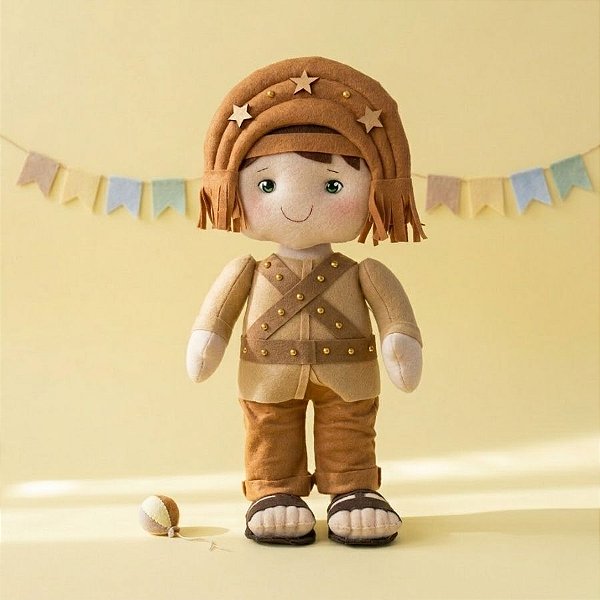 Boneco em Feltro - Cangaceiro - 40cm - 1 unidade - Rizzo