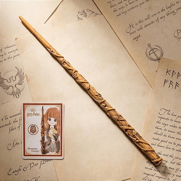 Brinquedo Varinha Hermione Granger - Harry Potter - 28cm - 1 unidade - Rizzo