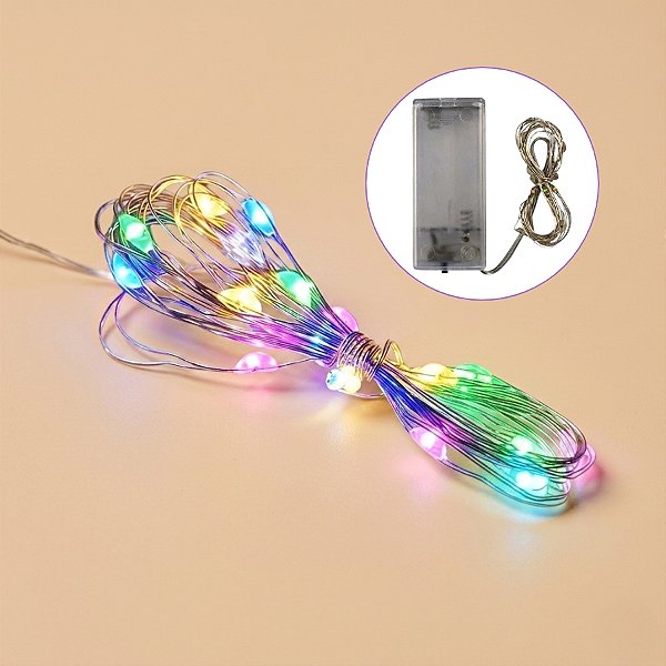 Cordão de Led Fio de Fada - Colorido - 2,0m - 1 unidade - Rizzo