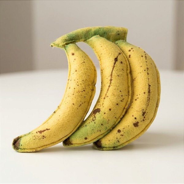 Banana em Feltro - 23cm - Pé de Pano - 1 Unidade - Rizzo Festas
