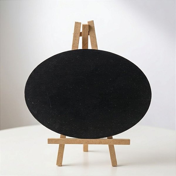 Lousa Decorativa em MDF - Oval - 20cm - 1 unidade - Rizzo
