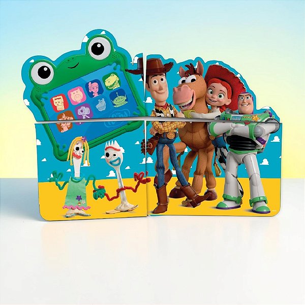Painel Decorativo - Toy Story 5 - 128x90cm - Disney Original - 1 unidade - FestColor - Rizzo
