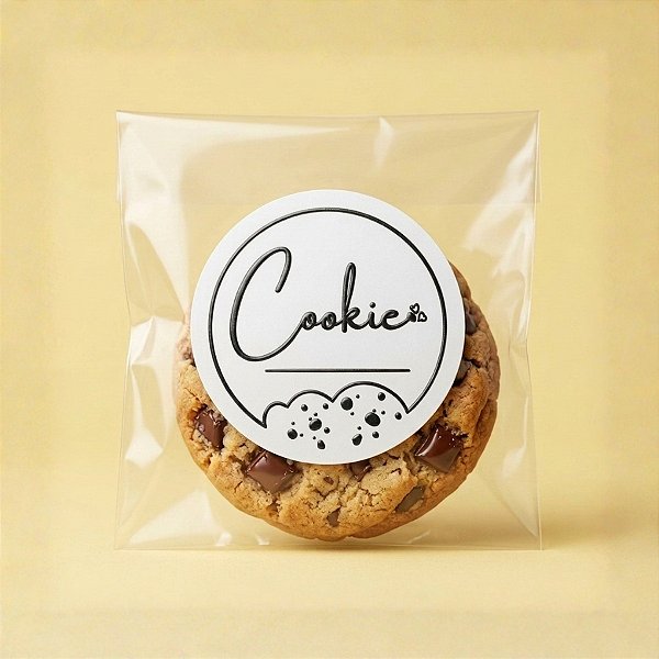 Adesivo "Cookie" - Ref.2191 - Hot Stamping - 50 unidades - Stickr - Rizzo