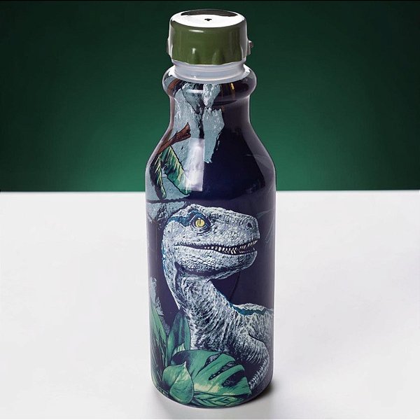 Garrafa Retrô - Jurassic World - 500ml - 1 unidade - Plasútil - Rizzo