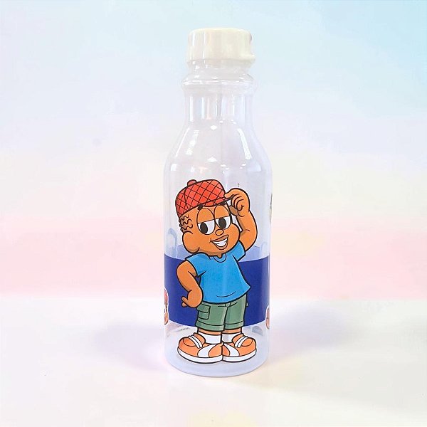 Garrafa Retrô - Turma da Mônica - Jeremias - 500ml - 1 unidade - Plasútil - Rizzo