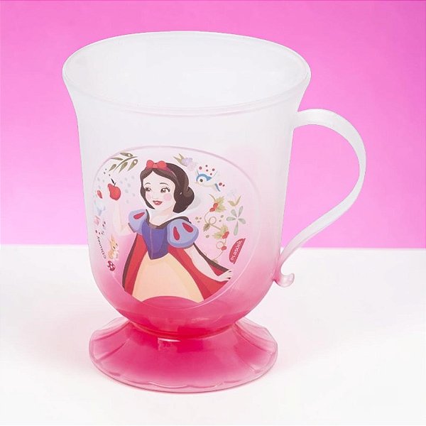 Xícara Nuance - Branca de Neve - 250ml - Disney Original - 1 unidade - Plasútil - Rizzo