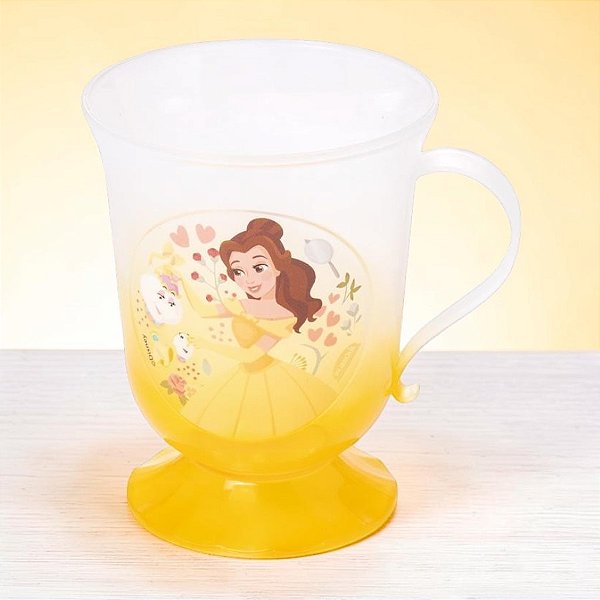 Xícara Nuance - Bela - 250ml - Disney Original - 1 unidade - Plasútil - Rizzo