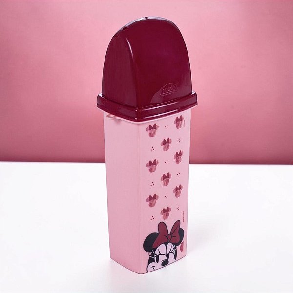 Porta Escova de Dente Infantil - Minnie Mouse - Rosa - Disney Original - 1 unidade - Plasútil - Rizzo