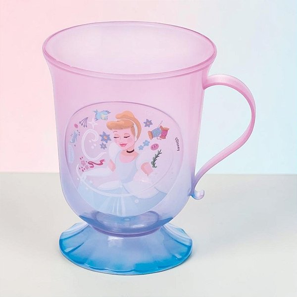 Xícara Nuance - Cinderela - 250ml - Disney Original - 1 unidade - Plasútil - Rizzo