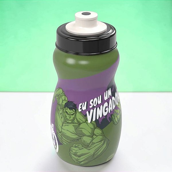 Mini Squeeze - Hulk - 300ml - Disney Original - 1 unidade - Plasútil - Rizzo