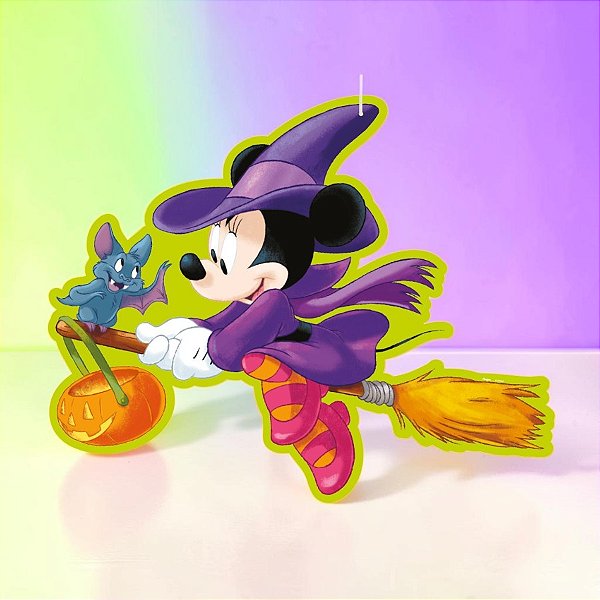 Painel Decorativo - Minnie Halloween - 55x44cm - Disney Original - 1 unidade - Regina - Rizzo