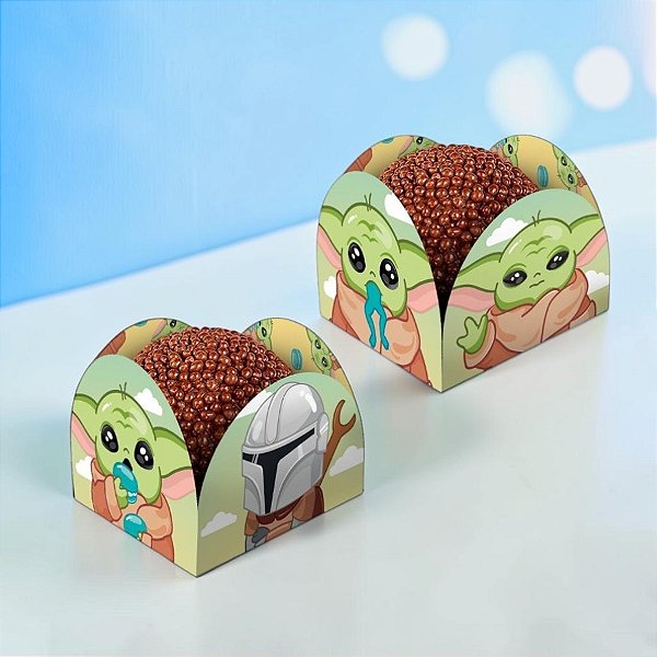 Porta Forminha - Grogu - Disney Original  - 100 unidades - Regina - Rizzo