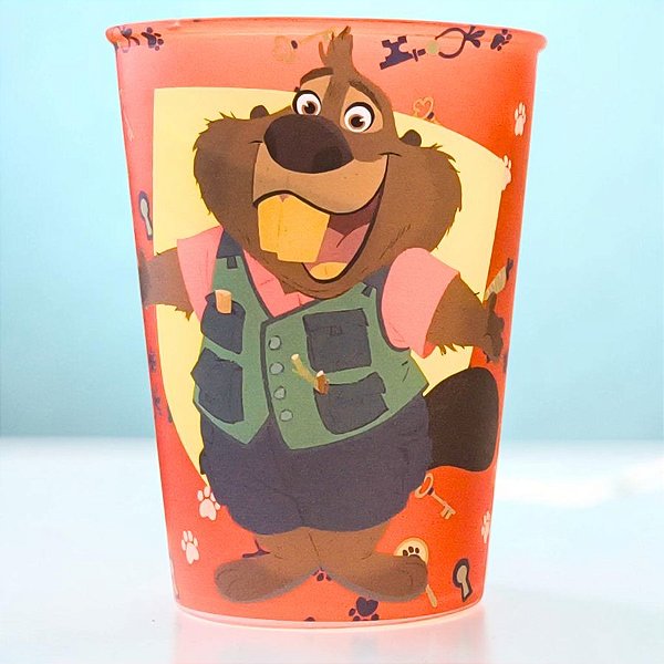 Kit 10 Copos de Plástico Zootopia - Nibals - 320ml - Disney Original  - 1 unidade - Plasútil - Rizzo