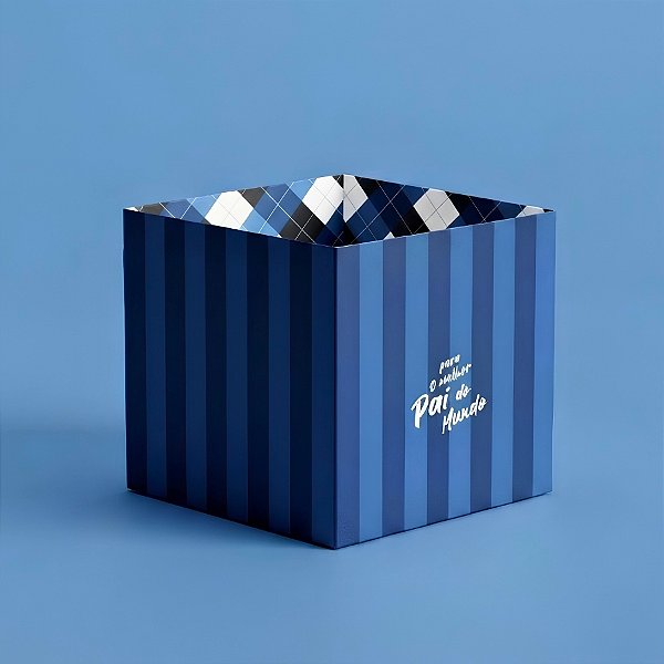 Cachepot de Papel - Para o Melhor Pai do Mundo - 14x15x14cm - 1 unidade - Regina - Rizzo