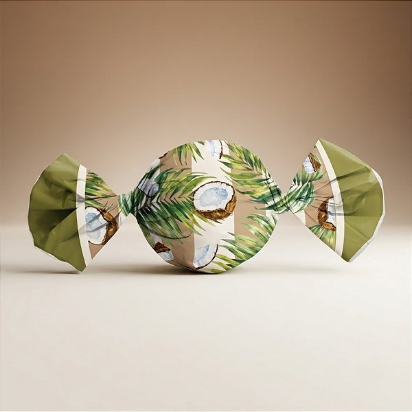 Papel Trufa 14,5x15,5cm - Coco - 100 unidades - Cromus - Rizzo