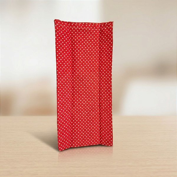 Saquinho Artesanal Pontilhado - Vermelho - 1 unidade - Rizzo