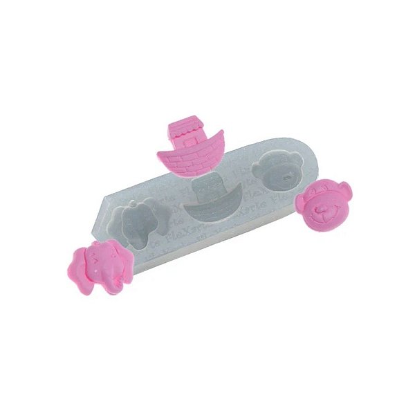 Molde de Silicone Safari - Ref. 187 - 1 unidade - Flexarte - Rizzo