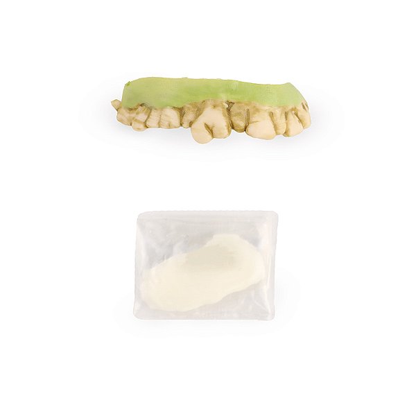 Kit Maquiagem para Halloween - Dente de Zumbi - 1 unidade - Cromus - Rizzo
