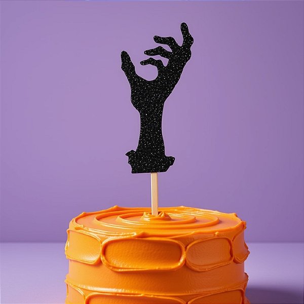 Palito Decorativo Halloween - Mãos - 31cm - 6 unidades - Rizzo