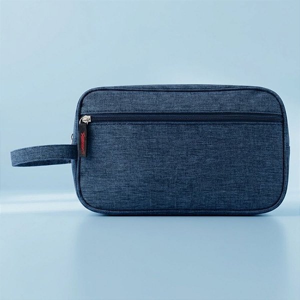 Necessaire Masculina - Azul - 25,5x9,5x15,5cm - 1 unidade - Rizzo