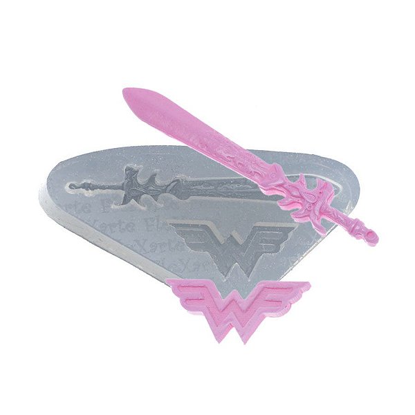 Molde de silicone Espada do W Ref. 510 Flexarte