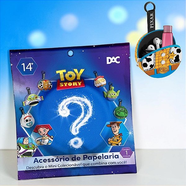 Mini Acessório de Pendurar - Toy Story - Sortido - Disney Original - 1 unidade - DAC Art - Rizzo