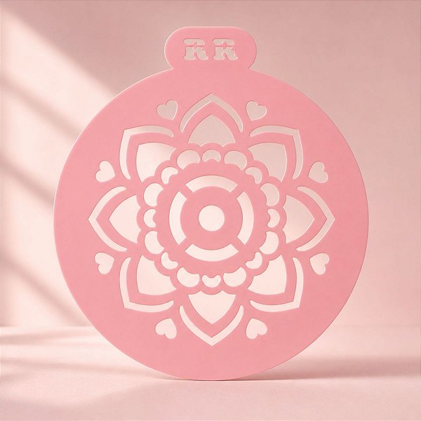 Stencil Mandala - Ref. 3054 - 23,5x21,5cm - 1 unidade - RR Cortadores - Rizzo