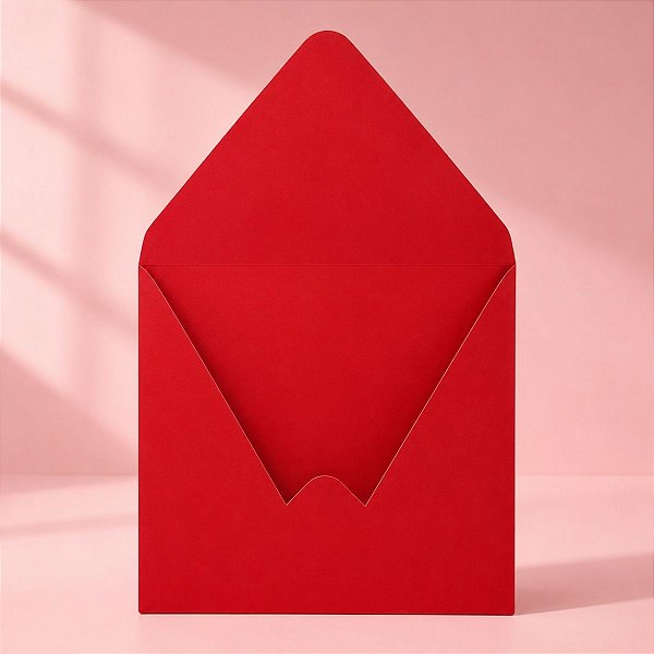 Caixa Envelope para Presente - Vermelho Fosco - 31x21,5x10cm - 1 unidade - Rizzo