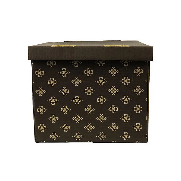 Caixa para Transporte Nº5 Impresso Marrom 26x26x12 - 1 unidade - Sulformas - Rizzo