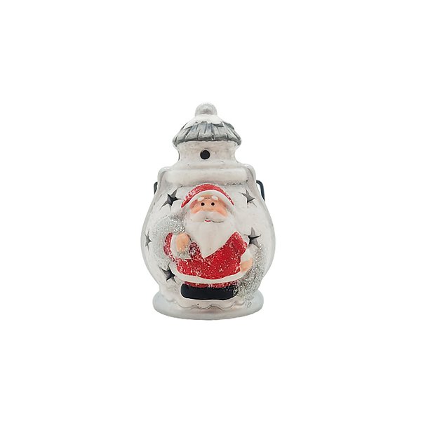Lamparina Decorativa - Papai Noel com Luz - 1 unidade - Rizzo