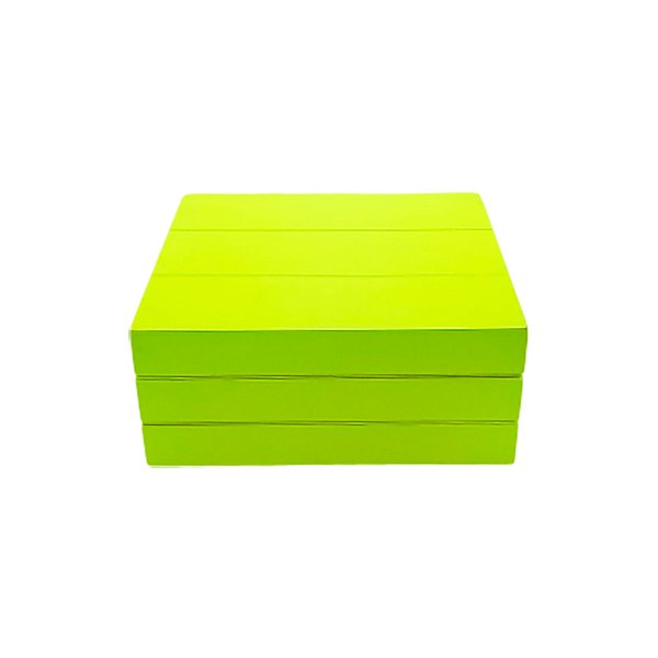 Decoração MDF Caixa Altura P - Amarelo Esverdeado - 1 unidade - Rizzo