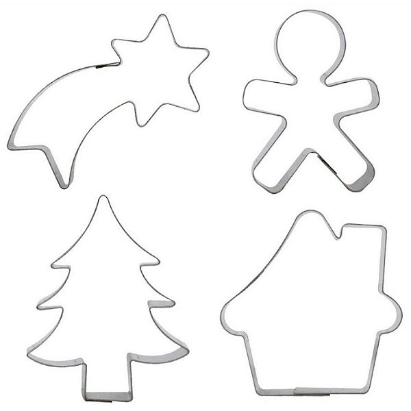 Kit Cortador Natal - RR Cortadores Rizzo Confeitaria