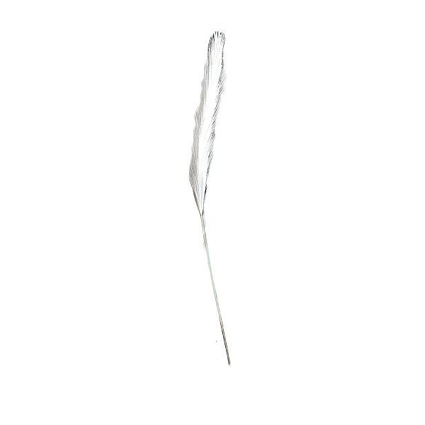Galho Decorativo de Natal - Branco - 75cm - 1 unidade - Rizzo