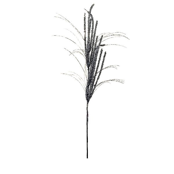 Galho Decorativo de Natal - Preto - 79cm - 1 unidade - Rizzo