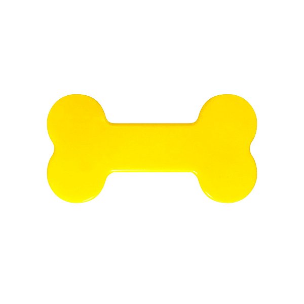 Caixinha Lembrancinha - Ossinho - Amarelo - 6 unidades - Rizzo