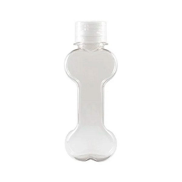 Mini Tubete Lembrancinha Ossinho 13cm - Transparente - 10 unidades - Rizzo