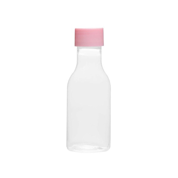 Garrafinha de Plástico 50ml com Tampa Rosa - 10 unidades - Rizzo