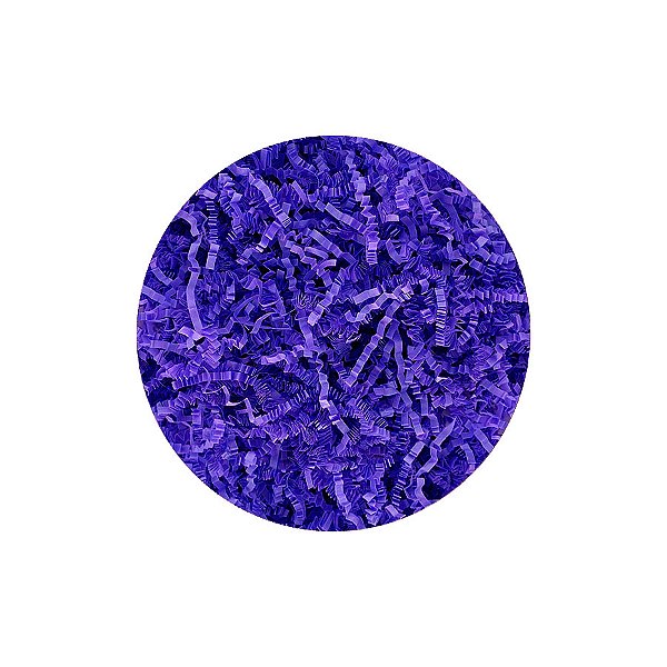 Palha Decorativa de Papel Azul Bic - 100g - 1 unidade - Rizzo