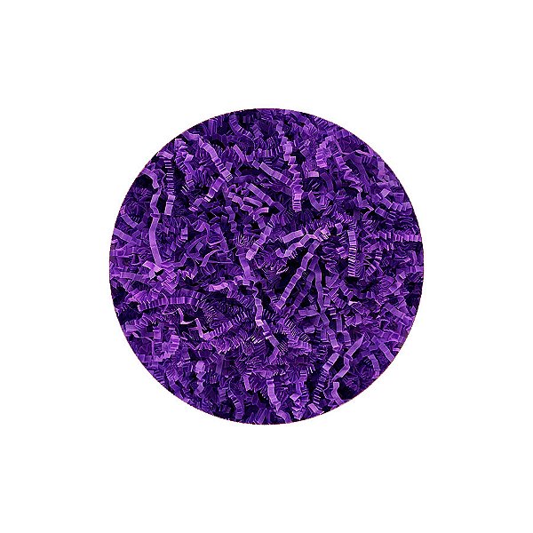 Palha Decorativa de Papel Roxo - 100g - 1 unidade - Rizzo