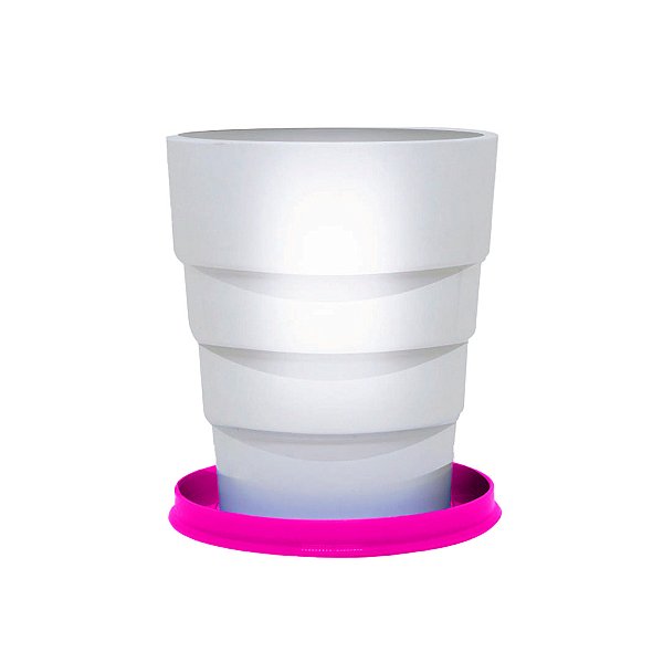 Copo Retrátil Rosa 150 ml - 1 unidade - Rizzo