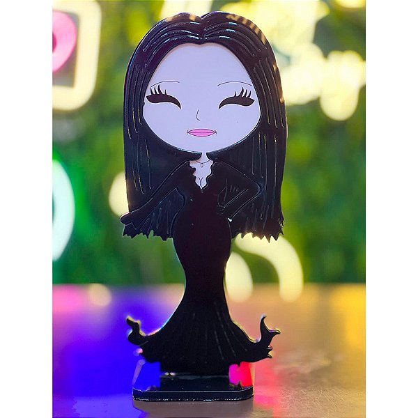 Display Decorativo Wandinha - "Mortícia" - Mãe da Wandinha - 12,5x27,5cm - 1 unidade - Rizzo