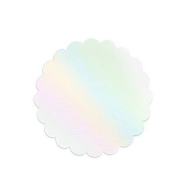 Fundo Rendado para Doces 9cm (761209) Nacarado com 100 un. Cromus Rizzo