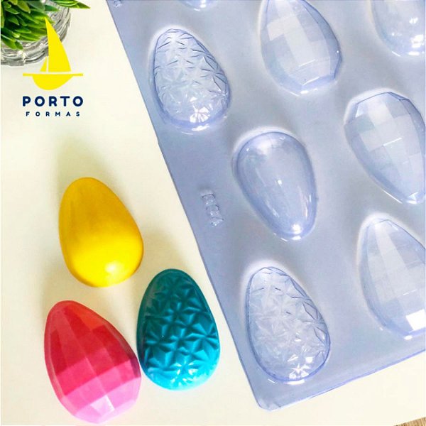 Forma de Modelagem Ovos 3 em 1 50gr - Ref. 864 - Porto Formas