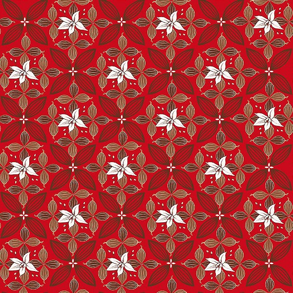 Folha para Ovos de Páscoa Flor de Cacau Vermelho 69x89cm - 5 unidades - Cromus Páscoa - Rizzo Embalagens