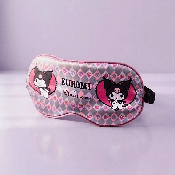 Máscara Para Dormir Kuromi - Hello Kitty - 21x10,5cm - 1 unidade - Rizzo
