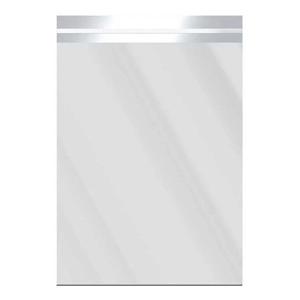Saco Metalizado com Aba Adesiva Prata 8x8cm - 100 unidades - Cromus - Rizzo Embalagens