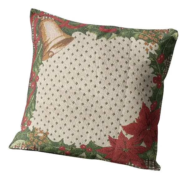 Capa para Almofada Sino 45cm - 01 unidade - Cromus Natal - Rizzo