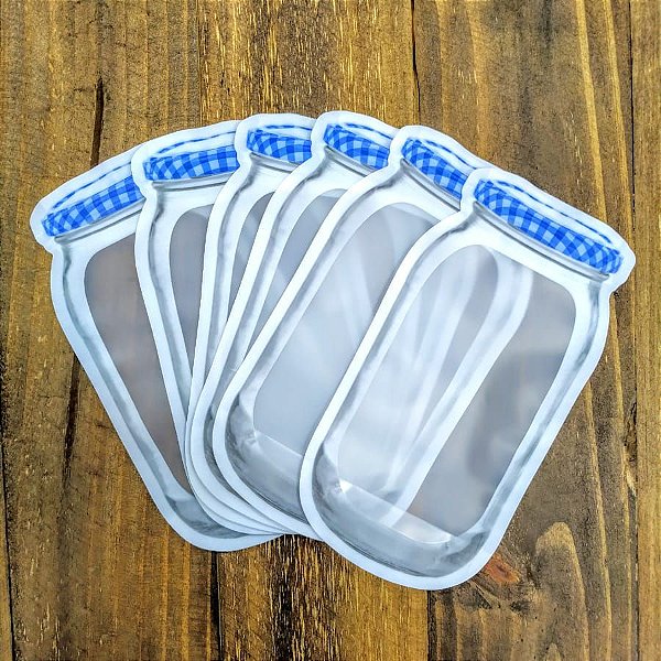 Embalagem com Zip pct 3 unid. Tam. 10,5x20cm Cód. WC409455 World Classic