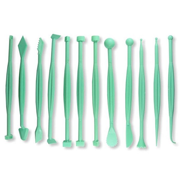 Kit Estecas com 12 peças Tia Cida Rizzo Confeitaria